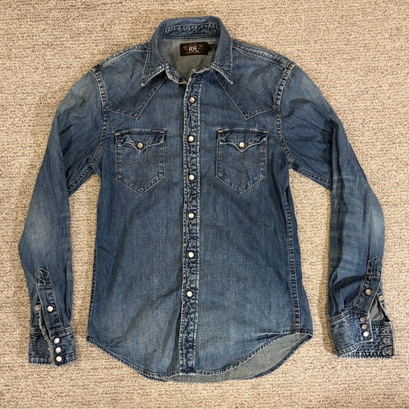 Ralph Lauren Double RL Other - Ralph Lauren RRL Men's Indigo Denim Shirt size small